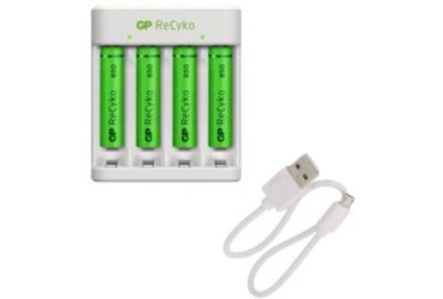 Piles rechargea GP E411+ 4 Accus AAA 850mAh
