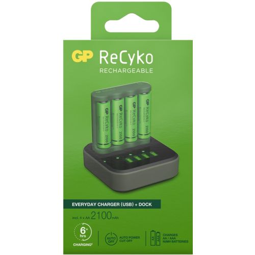 GP Batteries ReCyko+ HR06 Pile rechargeable LR6 (AA) NiMH 2100 mAh 1.2 V 8  pc(s) - Cdiscount Jeux - Jouets
