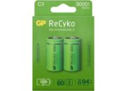 Pile rechargeable GP ReCykO+ 2x C 3000 mAh