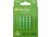 Pile rechargeable GP ReCykO+ 4xAAA LR3 950 mAh