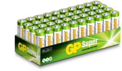 Pile GP Pack de 40 piles Super Alcaline AA/LR06
