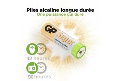 Pile GP Pack de 40 piles Super Alcaline AA/LR06