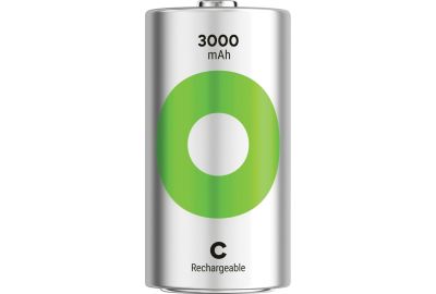 Pile rechargeable GP C ReCyckO+ lot de 2 3000mAh