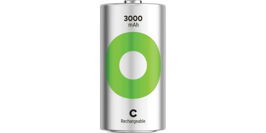 Pile rechargeable GP C ReCyckO+ lot de 2 3000mAh