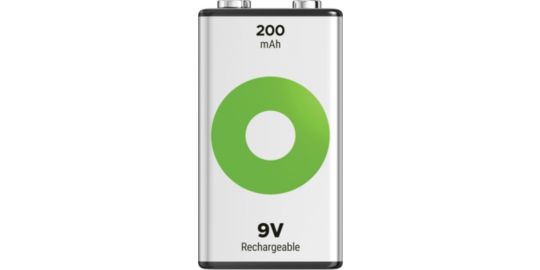 Pile rechargeable GP 9V ReCyckO+ 1 pile 200mAh