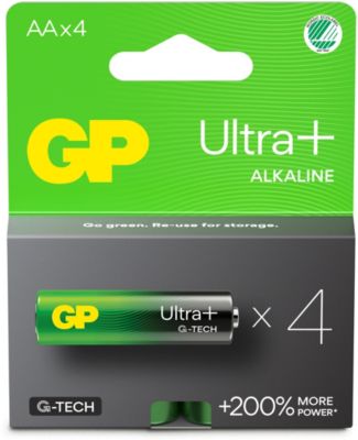 4 piles AA GP Ultra+, Piles AA