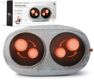 Coussin massant chauffant SHARPER IMAGE compact Shiatsu
