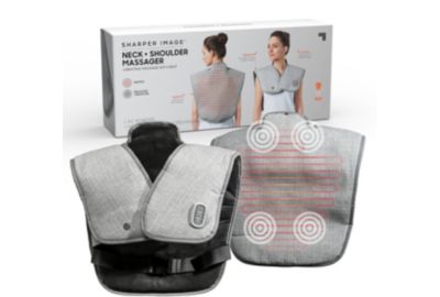 Masseur SHARPER IMAGE chauffant cou et epaule