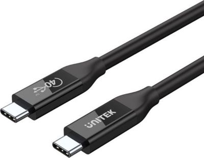 UNITEK Câble USB 4 type C - 40Gbps 60Hz 0.80 m