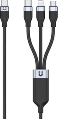 Câble Lightning UNITEK Câble USB-C 3en1 1.50 m