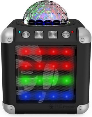 Enceinte nomade IDANCE Mini enceinte BT/CUBE MINI 3 à LED RGB