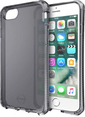 Coque ITSKINS iPhone 6/7/8/SE 2020 Spectrum noir Coque ITSKINS iPhone 6/7/8/SE 2020 Spectrum noir