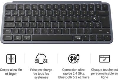 Clavier gamer sans fil KEYCHRON B1 Pro Ultra-Slim Wireless