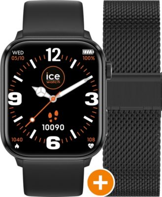 Montre connectée ICEWATCH smart 2.0 AMOLED Black + Bracelet Milane