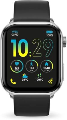Montre connectée ICEWATCH Ice Smart 3.0 Argent Bracelet Noir 1.78