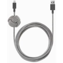 Câble USB C NATIVE UNION vers USB 3m Zebra Kevlar