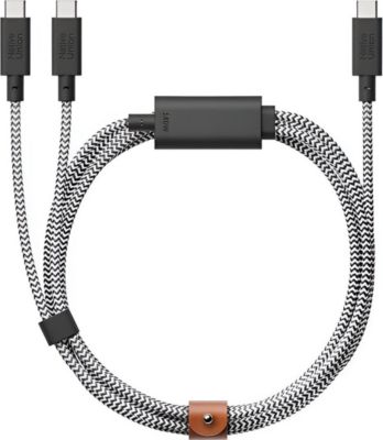 Câble USB NATIVE UNION USB-C vers 2 USB-C 140W 480Mbps Belt
