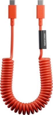 Câble USB NATIVE UNION USB-C vers USB-C 60W Spiralé 1.2m Rapide