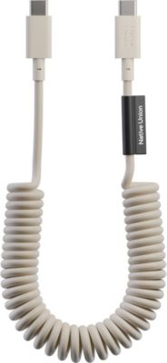 Câble USB NATIVE UNION USB-C vers USB-C 60W Spiralé 1.2m Rapide