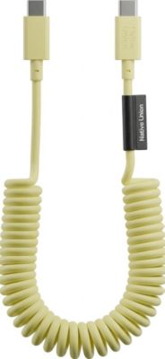 Câble USB NATIVE UNION USB-C vers USB-C 60W Spiralé 1.2m Rapide
