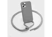 Coque avec cordon LAUT iPhone 12/12 Pro Pastels gris