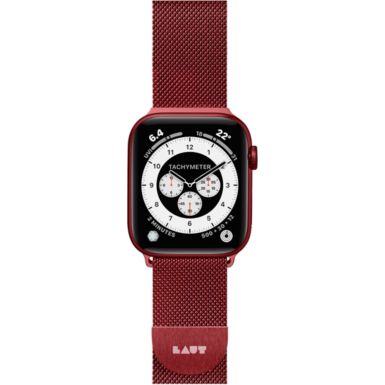 Bracelet LAUT Apple Watch Steel Loop 42/44/45mm rouge