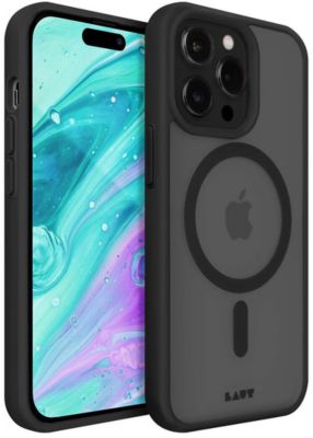 Coque LAUT iPhone 14Pro MagSafe transparent/Noir