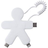 Adaptateur USB C XOOPAR BUDDY CABLE BIO BLAN