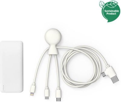 Chargeur secteur XOOPAR Mr Bio Pack chargeur HEPTA 7000mAh Blanc