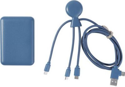 Chargeur secteur XOOPAR Charge 5000 mAh Xoopar Mr Bio Long Bleu