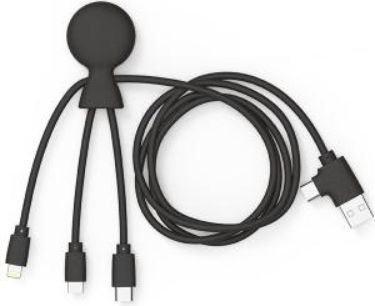 Câble micro USB XOOPAR USB A+C/micro USB, USB C, Lightning 1m