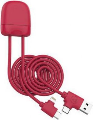 Câble Lightning XOOPAR Câble de charge XOOPAR  1m Ice-C Rouge