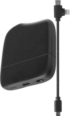 Batterie externe XOOPAR Batterie 5000mAh Ice-P Torche Noir