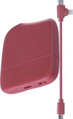 Batterie externe XOOPAR Batterie 5000mAh Ice-P Torche Rouge