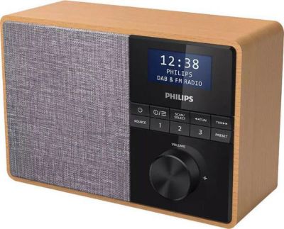 Radio DAB PHILIPS TAR5505 Bois clair