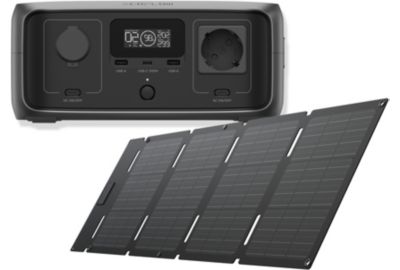 Batterie nomade ECOFLOW Pack RIVER 3 Plus et Panneau Solaire 45W