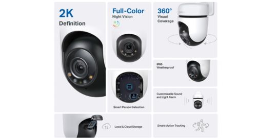 Caméra TP-LINK Home Tapo C510W