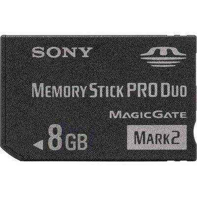 Carte Memory stick SONY MS PRO DUO 8Go Reconditionné