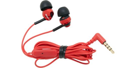 Ecouteurs SONY MDREX110 Rouge