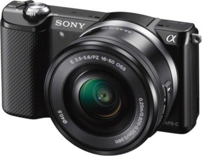 Appareil photo Hybride SONY A5000 noir + 16-50mm noir Reconditionné