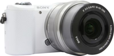 Appareil photo Hybride SONY A5000 blanc + 16-50mm argent Reconditionné