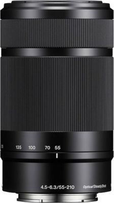 Objectif pour Hybride SONY SEL 55-210mm f4.5-6.3 OSS Noir