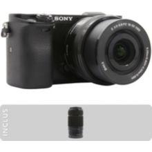 Appareil photo Hybride SONY A6000 noir + 16-50mm + 55-210mm