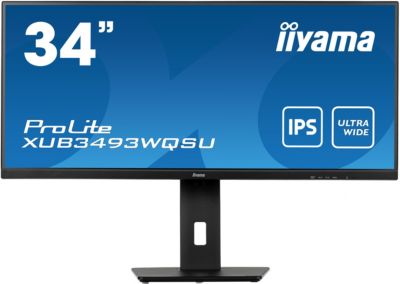 Ecran PC IIYAMA PROLITE XUB3493WQSU-B5 Plat 34'' IPS