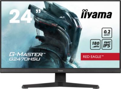 Ecran Pc Gamer Iiyama G-Master G2470Hsu-B6 Plat 24'' Fast Ips