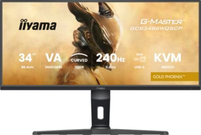Ecran PC Gamer IIYAMA G-MASTER GCB3486WQSCP-B1 34