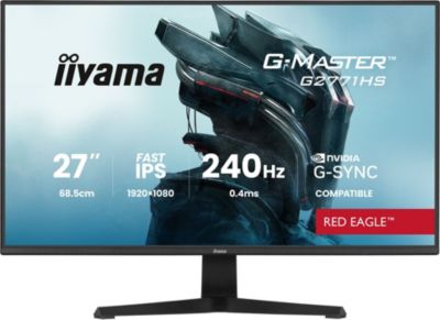 Ecran PC Gamer IIYAMA iiyama 27" LED - G-Master G2771HS-B1 Red