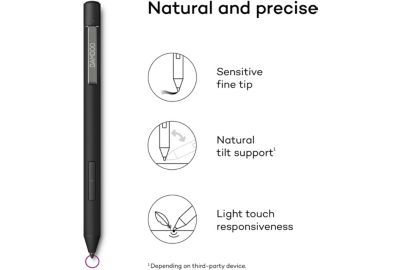 Stylo numérique WACOM BAMBOO INK Plus Noir Stylus