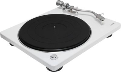 Platine vinyle DENON DP400 Blanche | Boulanger