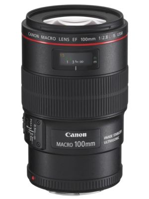 Objectif pour Reflex Plein Format CANON EF 100mm f/2.8 L IS Macro USM